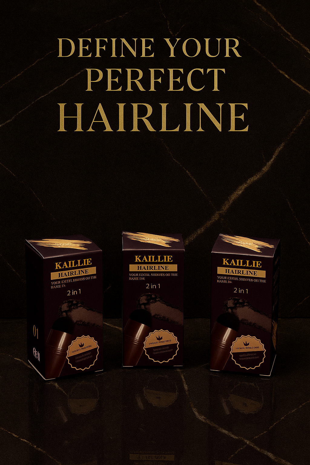Hairline Powder Stick 2-in-1 – Instant Hair Root Touch-Up & Hairline Shading Stick