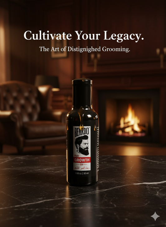 Premium Beard Growth Oil – Natural Hair Growth & Nourishment for Thick, Strong & Shiny Beard, Enriched with Essential Oils for Men’s Grooming