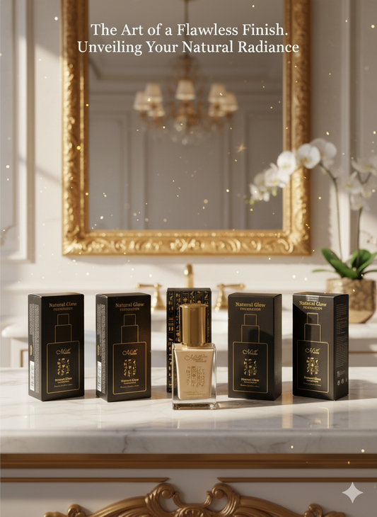 Flawless Glow Premium Liquid Foundation – Full Coverage, Lightweight, Long-Lasting & Natural Radiant Finish for All Skin Types