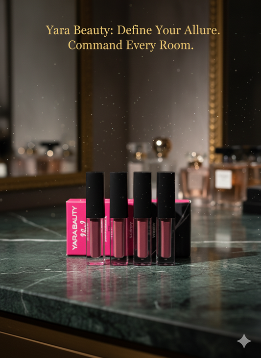 4-in-1 Liquid Matte Lipstick Set – Long-Lasting, Smudge-Proof, Waterproof & Highly Pigmented Lip Colors for All-Day Wear – Travel-Friendly Pack with 4 Shades in 1 for Women & Girls